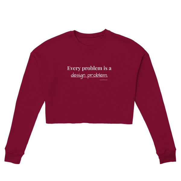 Women's Cropped Sweatshirt | Bella + Canvas 7503